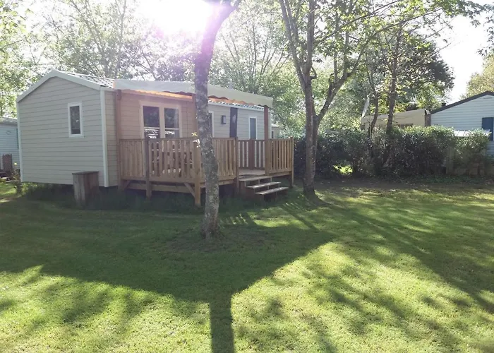 Mobil Home 2 Chambres Climatise- Domaine Du Vieux Moulin- Camping 3 Etoiles